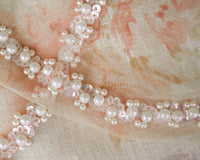 Pearl Sequin Net Trim (12") 