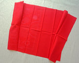 Tissu à broder Sashiko pré-imprimé 30×30cm | Feux d'artifice - Rouge - Coton mélangé lin