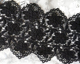 Black chemical lace (1yd)