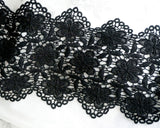 Black chemical lace (1yd)