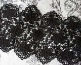 Black chemical lace (1yd)