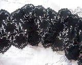 Black chemical lace (1yd)