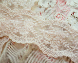 Baby pink country style cotton lace (50cm)