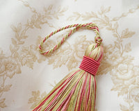 cushion tassel with Contemporary cord neck  (1 piece)