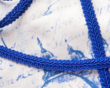 Blue french braid (2yds)