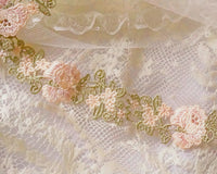 Vintage Rose Lace Trim (1yd)