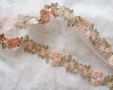 Vintage Rose Lace Trim (1yd)