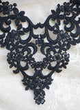 Black lace motif (1 piece)