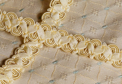 USA cream ribbon braid-tape (50cm)