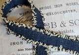 Denim tweed ribbon (19cm~115cm)