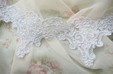 Hemmed embroidered lace (50cm) 