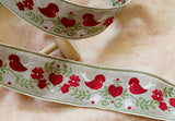 Jacquard ribbon (22"  bird 4 pairs) 