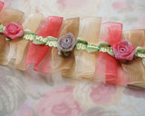 Organdy ribbon braid (1 yard)