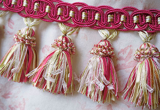 人気のファッションブランド！ リボンのタッセルフリンジ Gallery Trim Chantal – (45cm) トップス