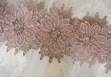 Chemical lace and organdy (6 flowers 16")