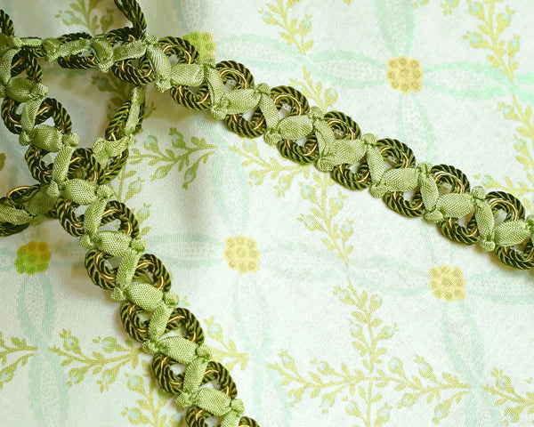 USA Green Ribbon Braid-Tape (50cm)