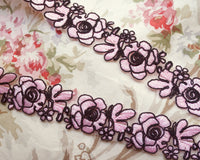 Floral embroidery lace (1 yd)