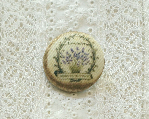 French vintage covered button (1)