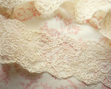 Embroidered tulle lace (1yd)